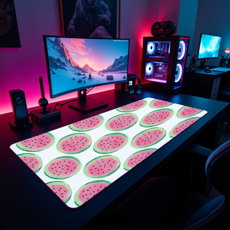 Polyester Desk Pad, 31.5x15.5