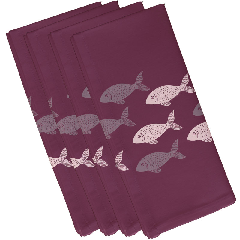 Ensemble de serviettes 4 pièces Eastbourne, L 18 po x L 18 po, Mauve