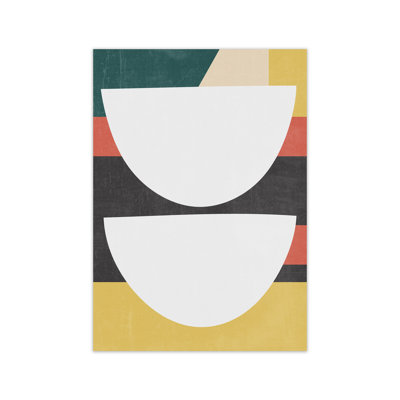 Mid Century Modern Art B 1 Piece Wall Art