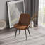 Chaise de salle à manger moderne avec pieds en métal - 2 pièces / pièce-480535855-480535848