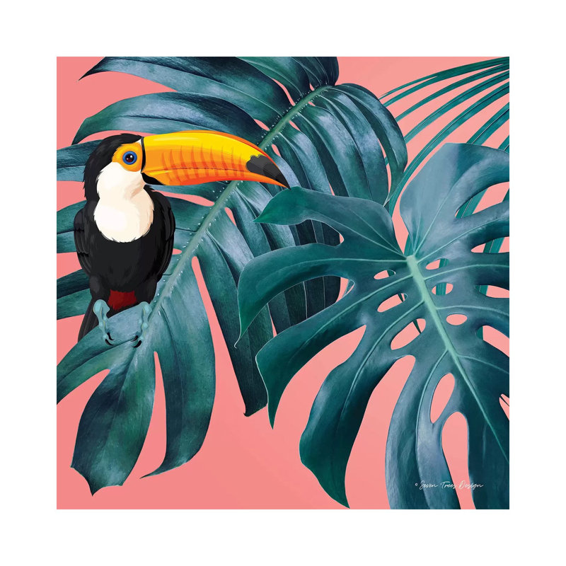 The Toucan by Seven Trees Design - Wrapped Canvas Gallery-Wrapped Canvas Giclée, 30.48cm H x 30.48cm W