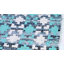 Saleem Flatweave Cotton Turquoise/Navy Blue/White Area Rug-19573401