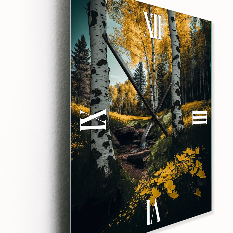 Jawon - Horloges murales paysage forestier, Petit