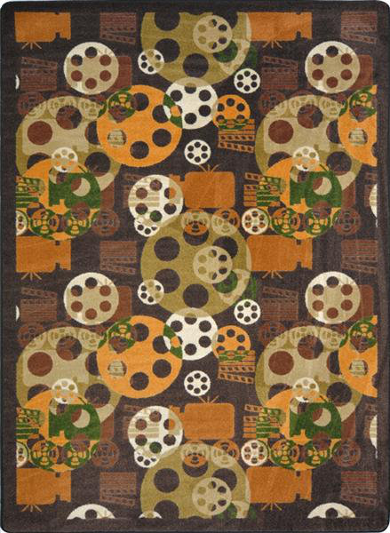 Tapis brun Gaming and Entertainment, 7 pi 8 po x 10 pi 9 po