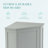 Bathroom Cabinet Triangle Corner Storage Cabinet with Adjustable Shelf-646777742