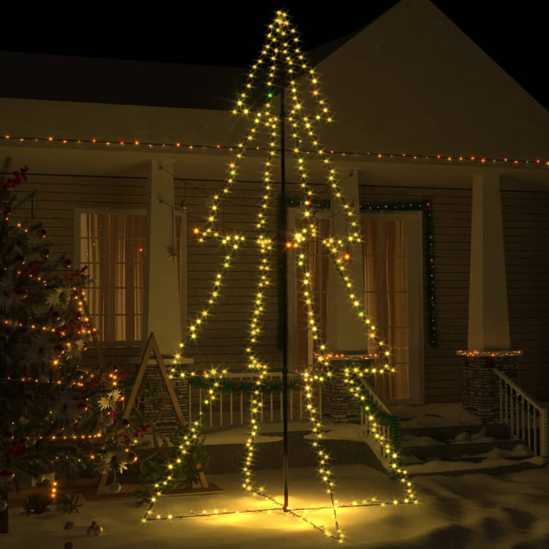 Künstlicher Weihnachtsbaum 250 cm mit 360 LED-Leuchten