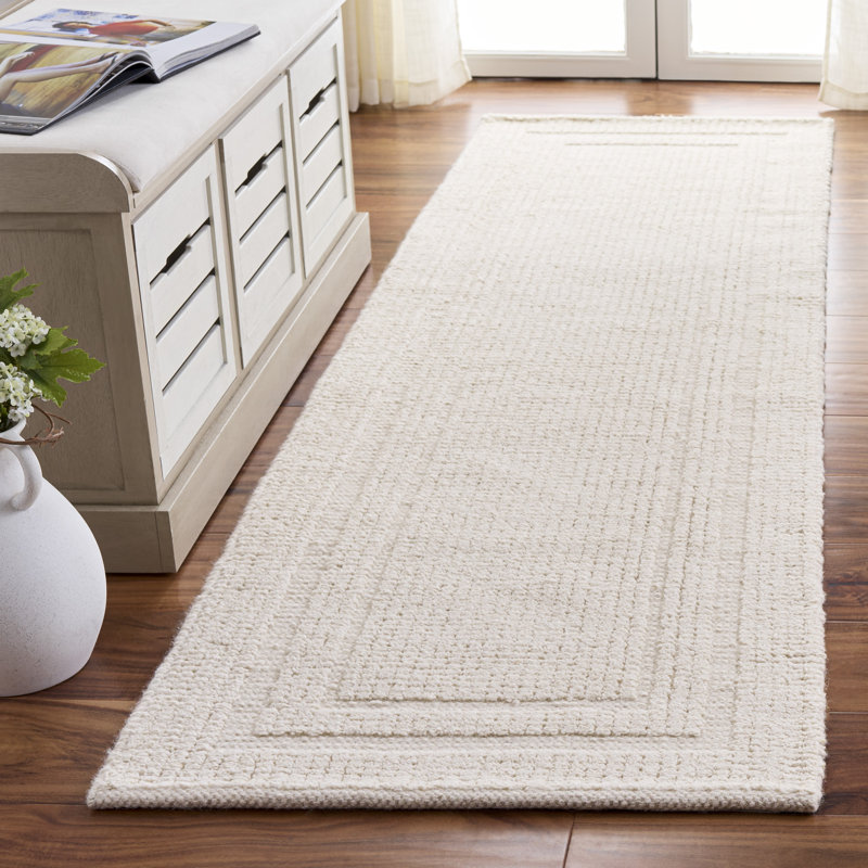 Natura 229 Hand Loomed Wool Geometric Rug, Runner 2'3" x 8'