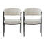 Upholstered Dining Chairs With Metal Legs (Set of 2)-1709996821