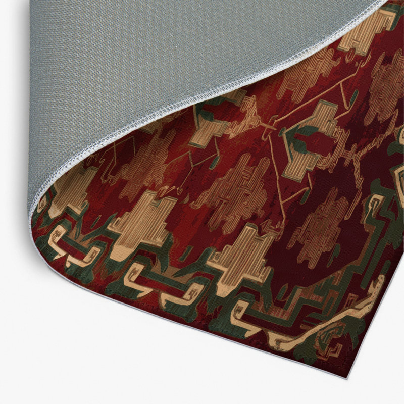 Tapis intérieur et extérieur ArtDeco, Rectangulaire 2 pi x 3 pi