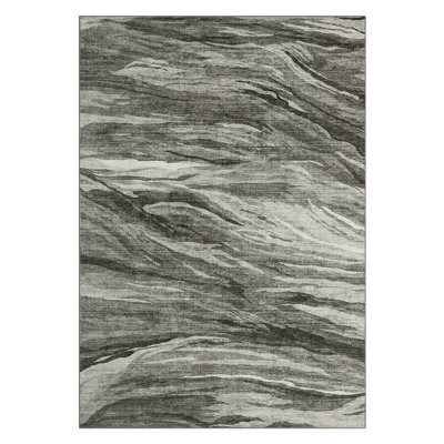 Abstract Machine Washable Rug with Rubber Backing for Living Room Modern Non-Slip Dining Room Rug Non-Shedding Rugs for Bedroom Floor Carpet for Playroom