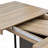 Extendable Rectangle Dining Table with Aged Wood Effect-944309853