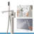 Floor Tub Filler with Diverter-72778371