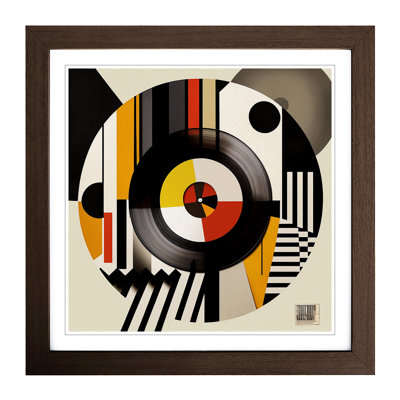 Vinyl Record Bauhaus - Single Picture Frame Print on Wood
