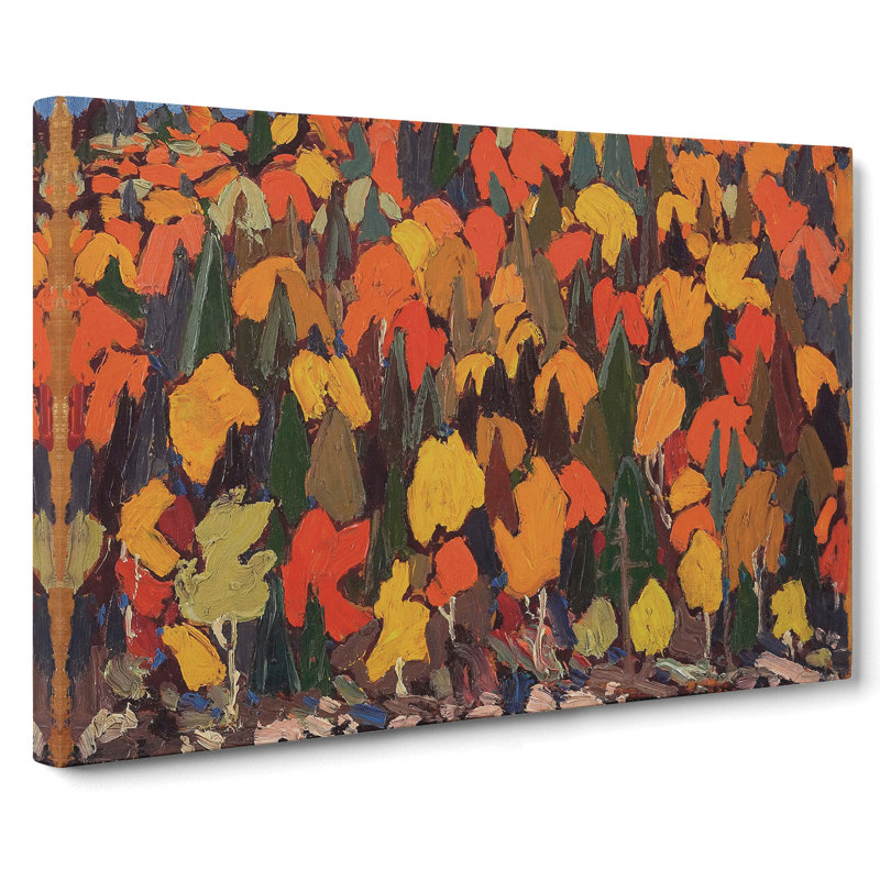 Autumn Foliage by Tom Thomson - Wrapped Canvas Painting, 50cm H x 76cm W x 3cm D