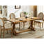 Chaises de salle à manger confortables à dossier, en velours beige, avec base en bois massif au design élégant