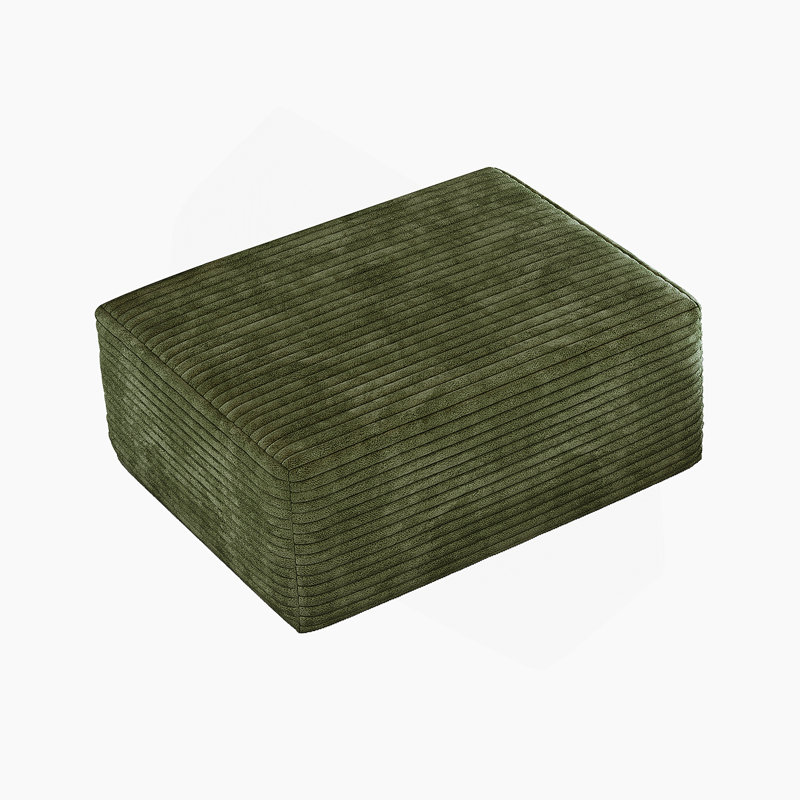Y119-OTTOMAN-GREEN repose-pieds vert