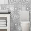 PVC Peel & Stick Mosaic Tile-487190774