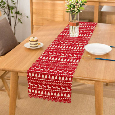 Christmas and Holiday Table Runners - Colourful and Festive, Great for Holiday Decorating