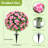 2 Pack Artificial Crabapple Blossom Topiary Trees