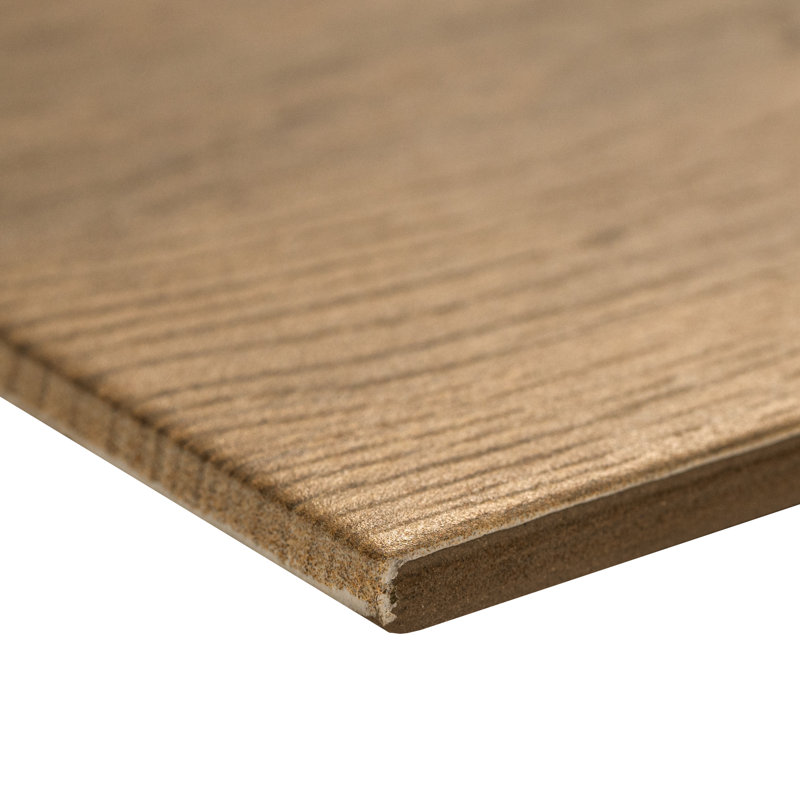 Sandaro 9 in. x 47 in. Matte Porcelain Wood Look Floor and Wall Tile, Meli