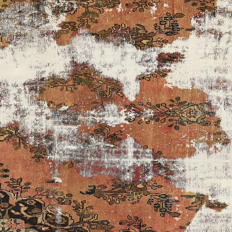 Tapis abstrait moderne 753, Carré 7 pi
