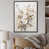 Toile avec cadre flottant noir
