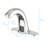 Touchless Bathroom Faucet With Temperature Control – Chrome Finish, Motion Sensor, Zinc Alloy & Brass Construction