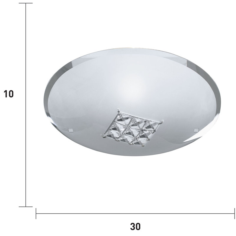 Bledsoe Glass Flush Mount