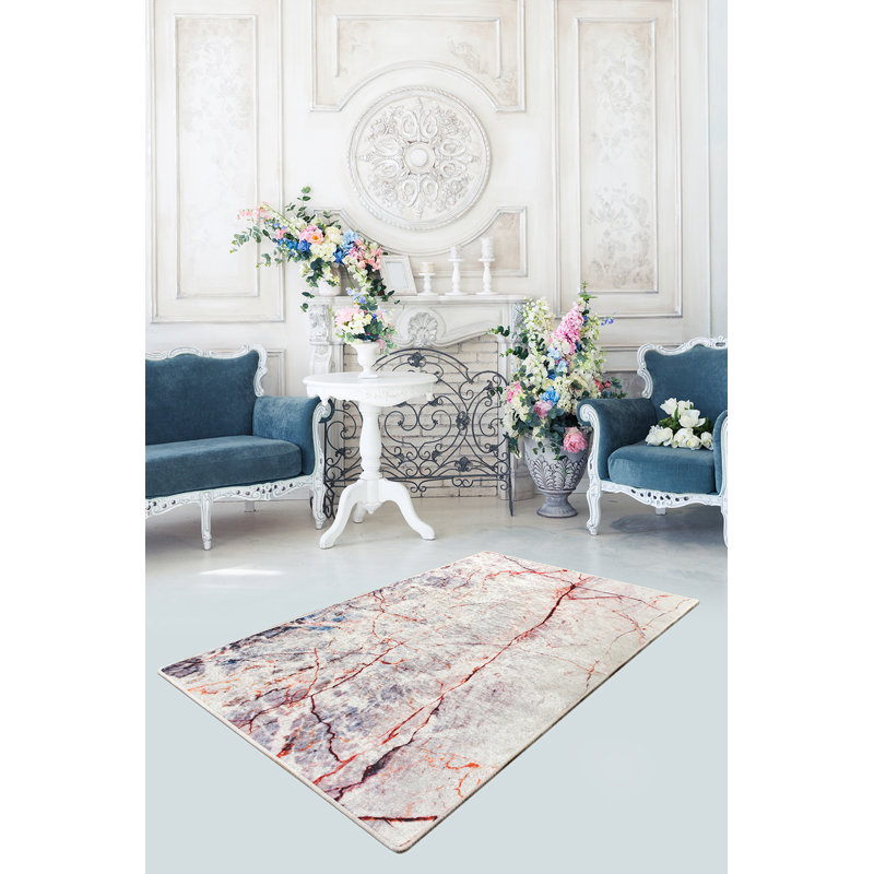 Abstract Shag Area Rug, Rectangle 160 x 229cm