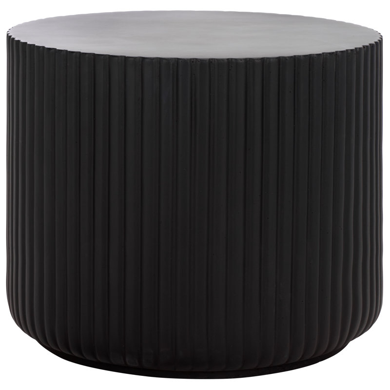 Biatris Round Outdoor , 45.97cm cm W 45.97cm cm D, Black