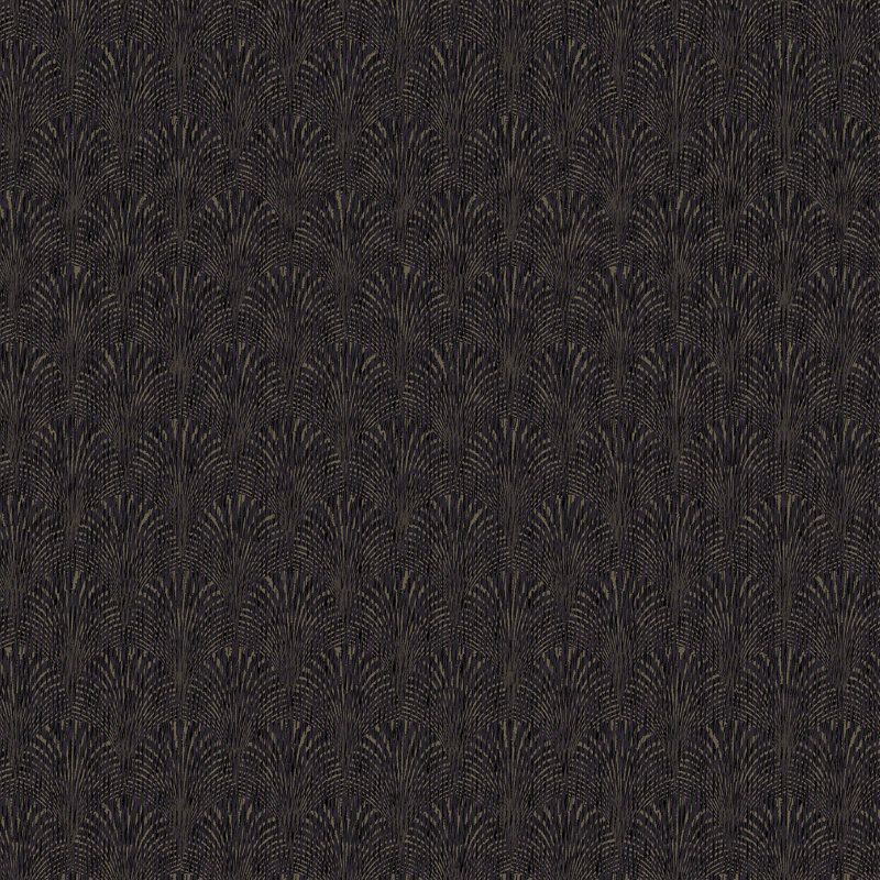 Boutique Geometric Fan Wallpaper Roll, Purple