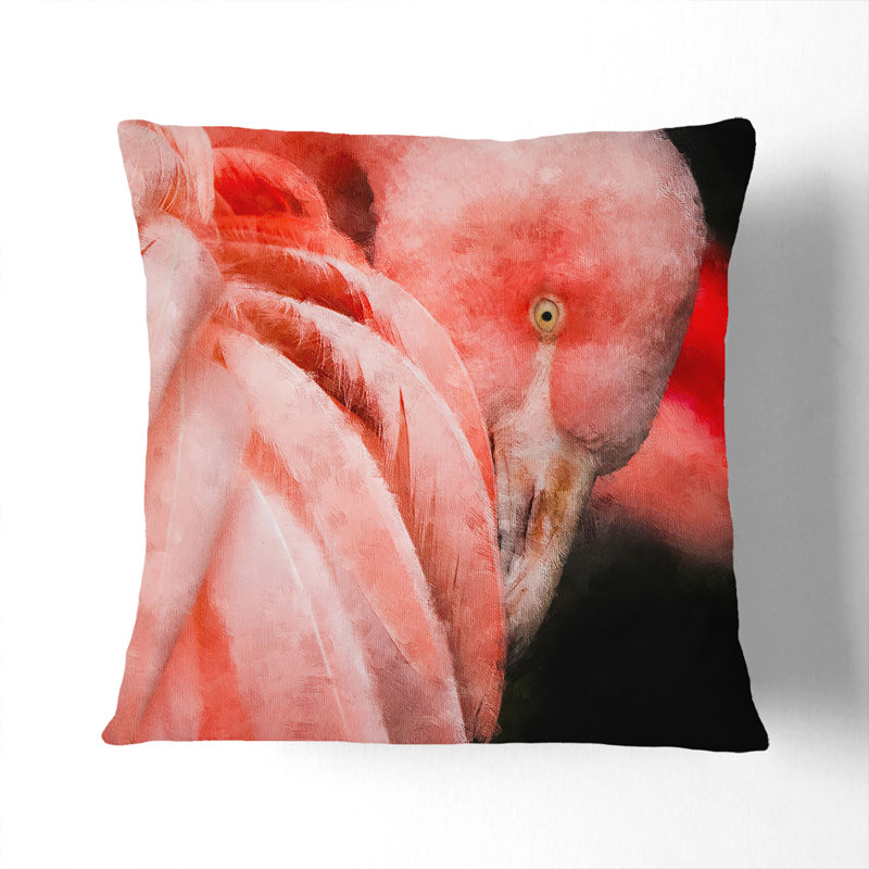 Square Throw Cushion, 40cm H x 40cm W x 15cm D, Black