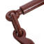 Reliures à cliquet robustes de 5/16 po à 3/8 po, capacité de charge de 5 400 lb, longueur réglable des crochets G70, paquet de 4, rouge-126279505