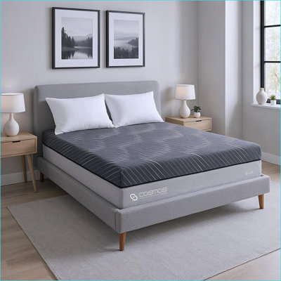 Mattresses 14" Hybrid Mattress - Pocket Spring &amp; Memory Foam, Soft Waterfall Cover | Foam+Spring | King