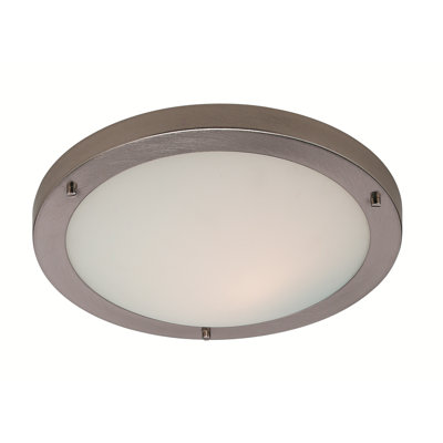 Rondo Glass LED Flush Mount