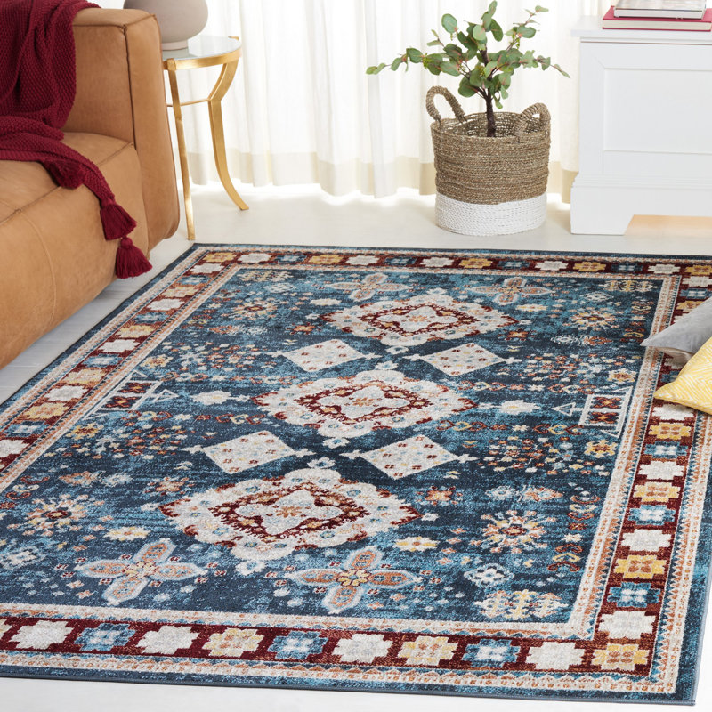 Bayside Performance Machine Washable Oriental Rug, Rectangle 5'3" x 7'6"