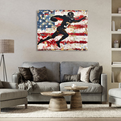 Gridiron Glory Player Canvas, design by Ray Powers