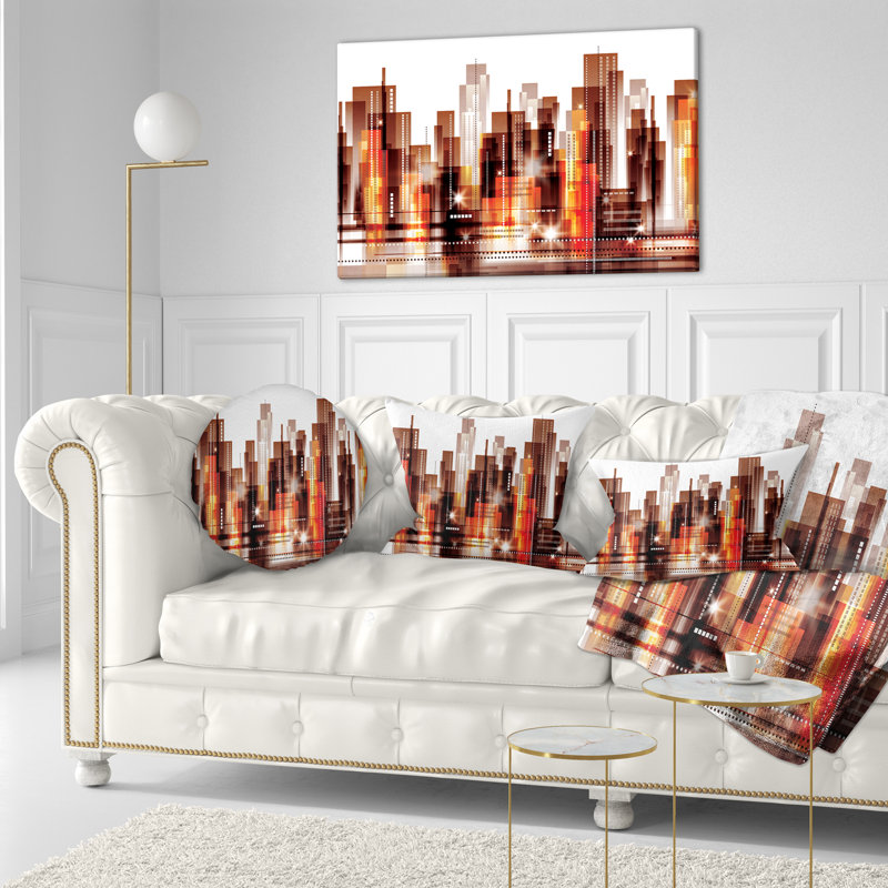 Coussin lombaire horizon cityscape city
