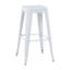 Ensemble de 4 tabourets de bar en métal sans dossier avec assemblage sans outil et conception peu encombrante-732023547-732023548-732023551