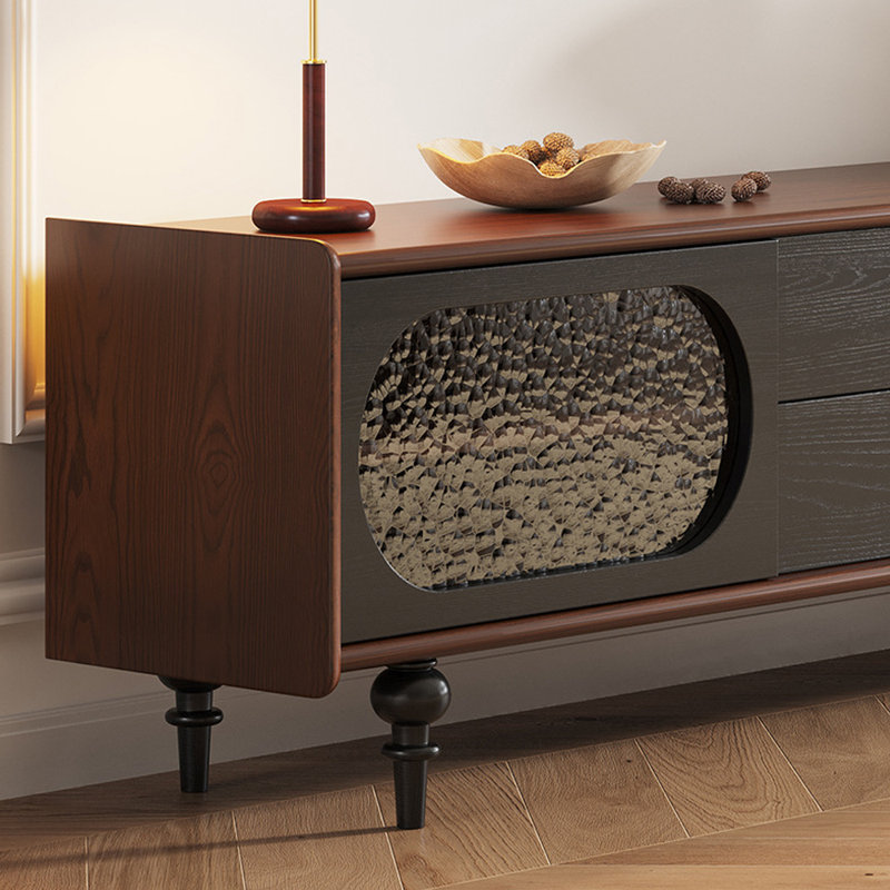Meuble télé de luxe rétro français, 78.74"