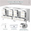 Ensemble de meuble-lavabo 72 po avec lavabo en résine (séparé), meuble de rangement à cadre en bois, ensemble de meuble-lavabo autoportant avec tiroirs et portes à fermeture douce-7617992