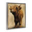 Mini vache Highland sur cadre flottant neutre, design par Renel Peters-1633831431-1633831428