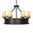 34" Wide Bosa 6 Light Pendant