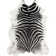 Acadia Animal Print Area Rug in Black