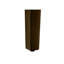 Banc rembourré rectangulaire de 44 po en tissu brun avec support en bois massif pour un cadre à la maison élégant et confortable