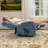 Ellieann Oversize 40.55" W Chenille Power Recliner, Heater, 180° Reclined, Flat Lay-1842845078
