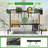 Stainless Rust Resistant Adjustable Over The Sink Dish Rack Single Panel