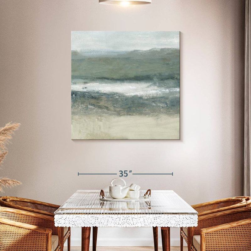 Rolling Oceanside I, 39" H x 39" W