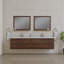 Ensemble de meuble-lavabo double mural 84 po Arjina-1761767998