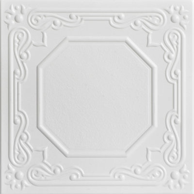 Tuile de plafond en polystyrène collé 1,6 pi x 1,6 pi Topkapi Palace